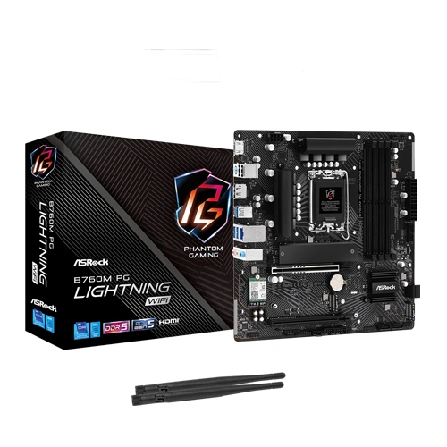 ASRock B760M PG Lightning WiFi Micro-ATX Motherboard