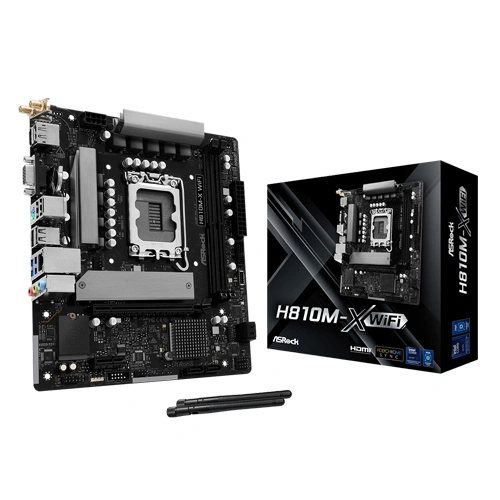 ASRock H810M-X WiFi Micro-ATX Motherboard