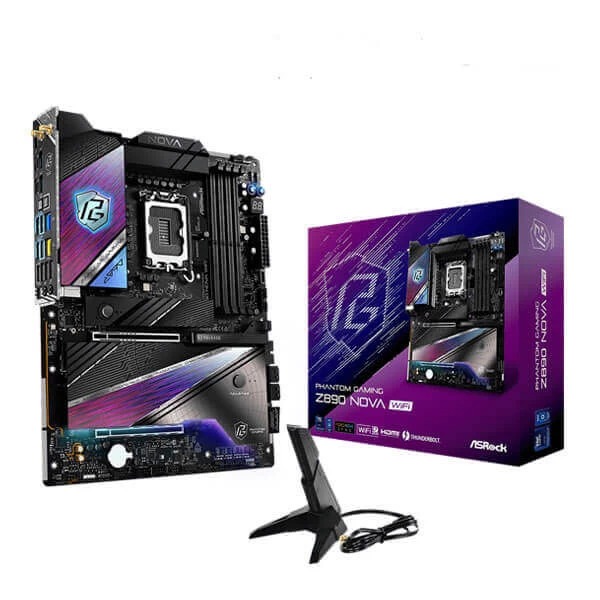 ASRock Phantom Gaming Z890 Nova WiFi Motherboard | Intel Z890 | WiFi | DDR5 | LGA1851