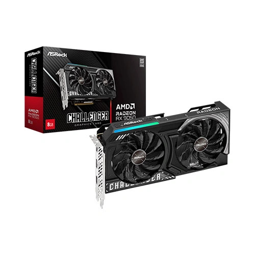 ASRock Radeon RX 9050 Challenger 8GB GDDR6 Graphics Card