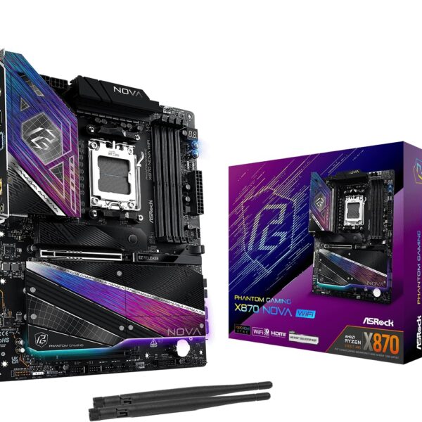 ASRock X870 Nova WiFi ATX Motherboard – AMD AM5