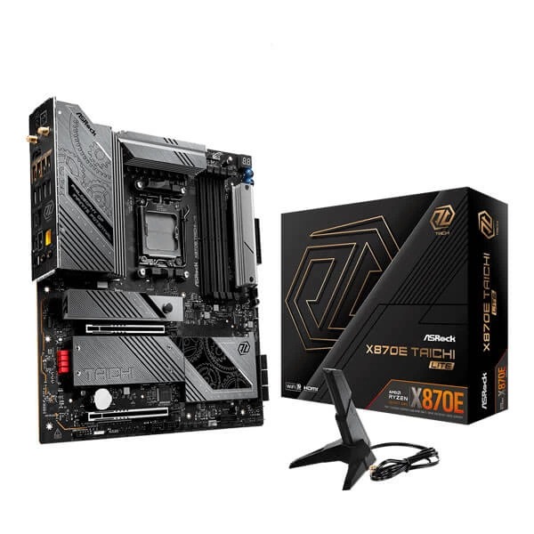 ASRock X870E Taichi Lite DDR5 Motherboard | AMD X870E | AM5 | DDR5 | EATX