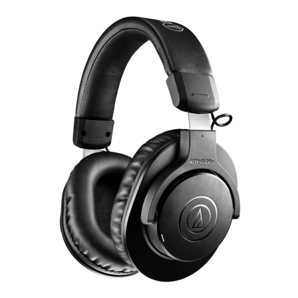 Audio-Technica ATH-M20xBT Professional Wireless Over-Ear Bluetooth Headphones Black