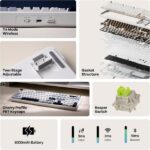 AULA F108 Pro Tri-Mode Wireless Mechanical Gaming Keyboard