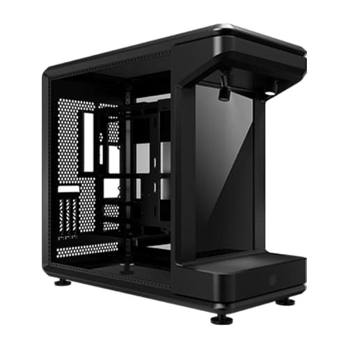 Cooler Master MasterFrame 360 Stage LCD PC Case – Black
