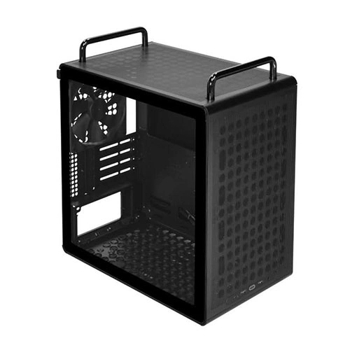 Cooler Master QUBE 340 M-ATX Mini Tower PC Case – Black