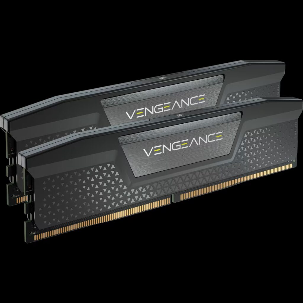 CORSAIR VENGEANCE 128GB (2×64GB) DDR5 6000MT/s CL40 Desktop Memory Kit – Black