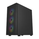 FSP M220 PC Case – Stylish & Practical Desktop Cabinet Black