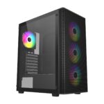 FSP M220 PC Case – Stylish & Practical Desktop Cabinet Black