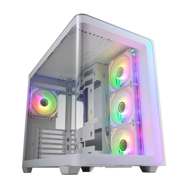 FSP M580 PC Cabinet – Modern & Durable Computer Case White