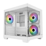 FSP S140 ARGB Micro White Gaming Cabinet – Compact & Stylish PC Case