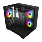 FSP S190 ARGB Micro Gaming Cabinet – Compact & Stylish PC Case Black