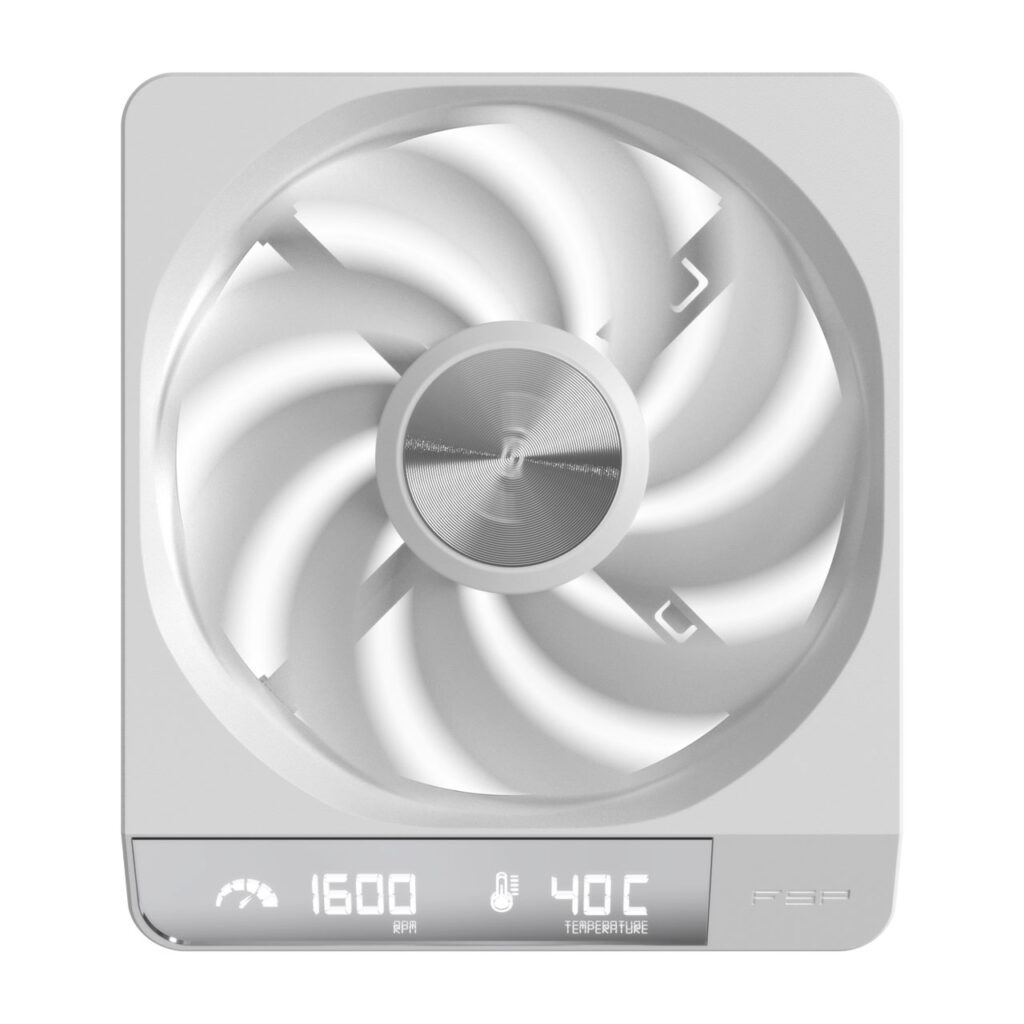 FSP ZENFAN Case Fan – Reliable & Efficient PC Cooling Solution White