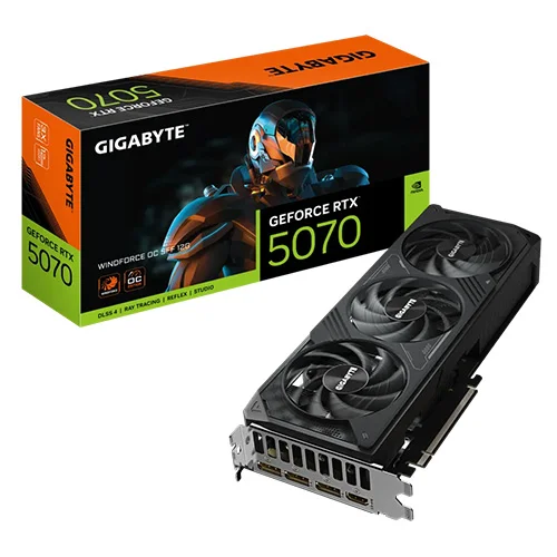 Gigabyte GeForce RTX 5070 WINDFORCE OC SFF 12GB GDDR7 Graphics Card – High-Performance AI & Gaming GPU