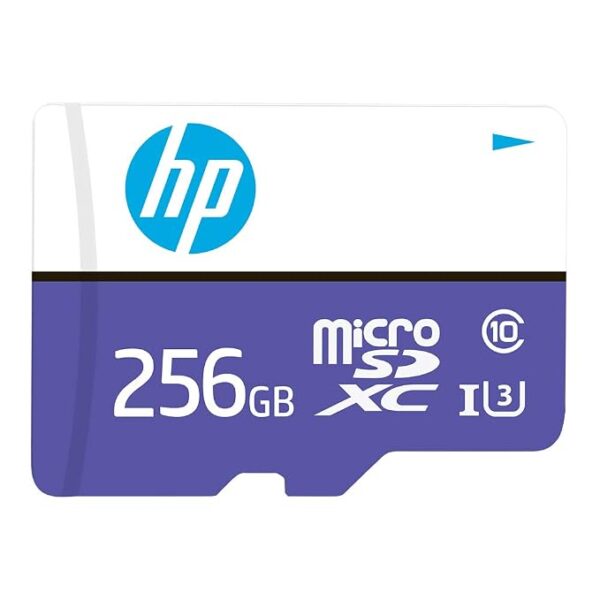 HP 256GB MicroSD Card with Adapter – U3 High-Speed Memory Card