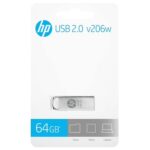 HP v206w 64GB USB 2.0 Pen Drive – Silver