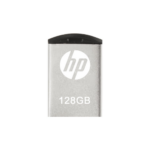 HP v222w 128GB USB 2.0 Pen Drive – Metal Silver High-Speed USB Flash Drive