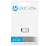 HP v222w 32GB USB 2.0 Pen Drive – Metal Silver High-Speed USB Flash Drive