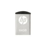 HP v222w 64GB USB 2.0 Pen Drive – Metal Silver High-Speed USB Flash Drive