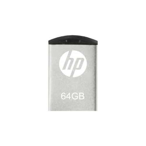 HP v222w 64GB USB 2.0 Pen Drive – Metal Silver High-Speed USB Flash Drive