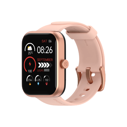 Noise ColorFit Pulse Grand 3 – Feature-Packed Smartwatch Rose Pink