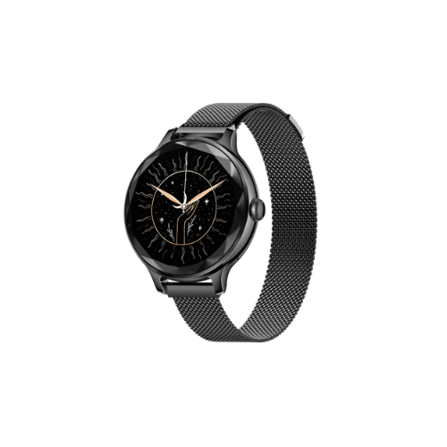 NoiseFit Diva Mesh Smartwatch – Stylish & Smart Balck