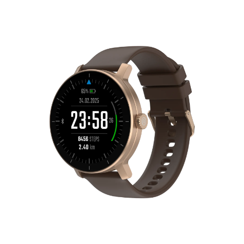 NOISE NoiseFit Twist Hyper – Smartwatch with Premium Design & Smart Features Brown