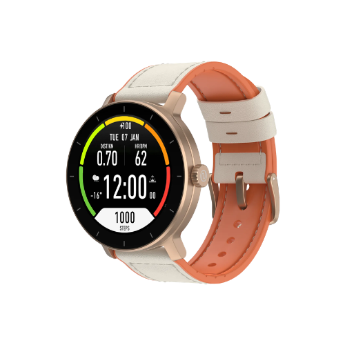 NOISE NoiseFit Twist Hyper – Smartwatch with Premium Design & Smart Features Classic White