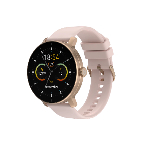NOISE NoiseFit Twist Hyper – Smartwatch with Premium Design & Smart Features Rose Pink