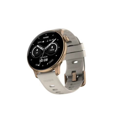 Noise Pro 6R Smartwatch – Premium Design & Advanced Smart Features Starlight Gold