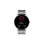 Noise Twist Go Glossy Smartwatch – Premium Glossy Design Smart Calling & Fitness Tracking Silver