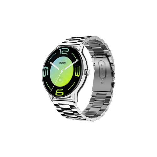 Noise Twist Go Glossy Smartwatch – Premium Glossy Design Smart Calling & Fitness Tracking Silver