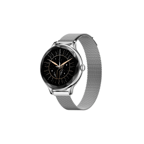 NoiseFit Diva Mesh Smartwatch – Stylish & Smart Silver