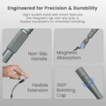 Portronics Bit Box 2 128-in-1 Precision Screwdriver Kit Magnetic Bit Holder Compact & Portable Portronics Bit Box 2 128-in-1 Precision Screwdriver Kit Magnetic Bit Holder Compact & Portable