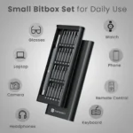 Portronics Bit Box 24-in-1 Precision Screwdriver Kit Magnetic Bit Holder Compact & Portable Portronics Bit Box 24-in-1 Precision Screwdriver Kit Magnetic Bit Holder Compact & Portable
