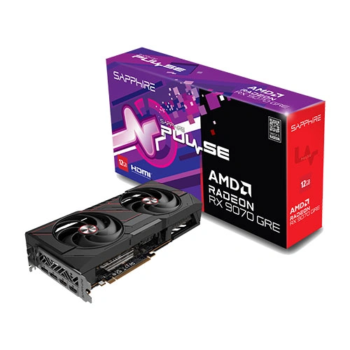 Sapphire Pulse RX 9070 GRE OC 12GB GDDR6 – High-Performance Gaming Graphics Card