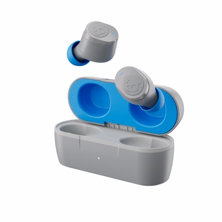 Skullcandy JIB True 2 Bluetooth Wireless Earbuds Gray Blue