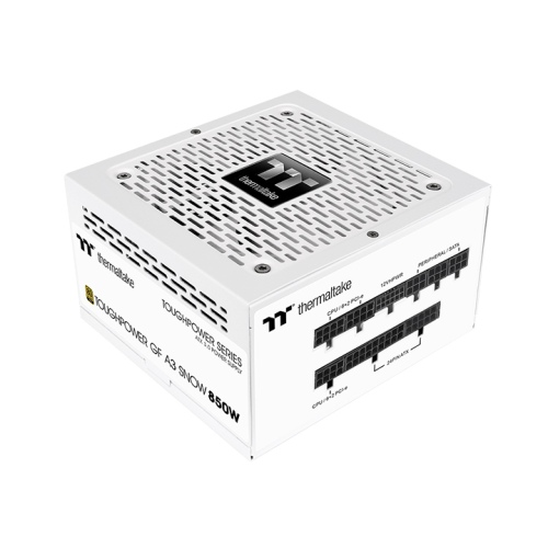 Thermaltake Toughpower GF A3 Gold 850W 80 PLUS Gold ATX Power Supply Snow White