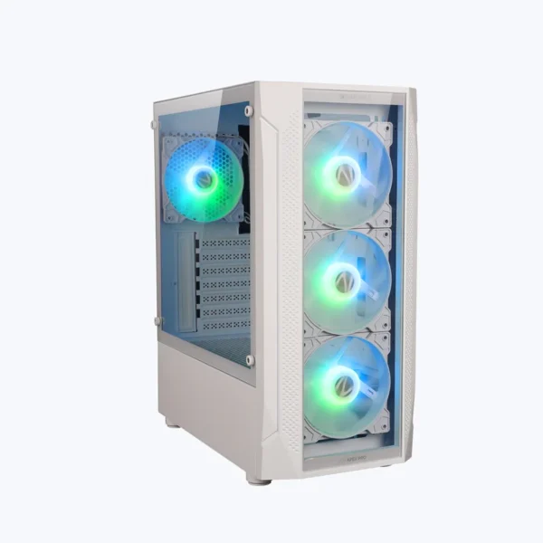 ZEBRONICS Apex Pro Premium Gaming Cabinet White