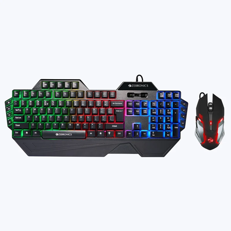 ZEBRONICS KMC2 Optimus – Multimedia Keyboard & Mouse Combo Black