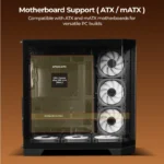 ZEBRONICS Mercury 30 Premium Gaming Cabinet Black