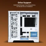 ZEBRONICS Mercury 30 Premium Gaming Cabinet White ZEBRONICS Mercury 30 Premium Gaming Cabinet White