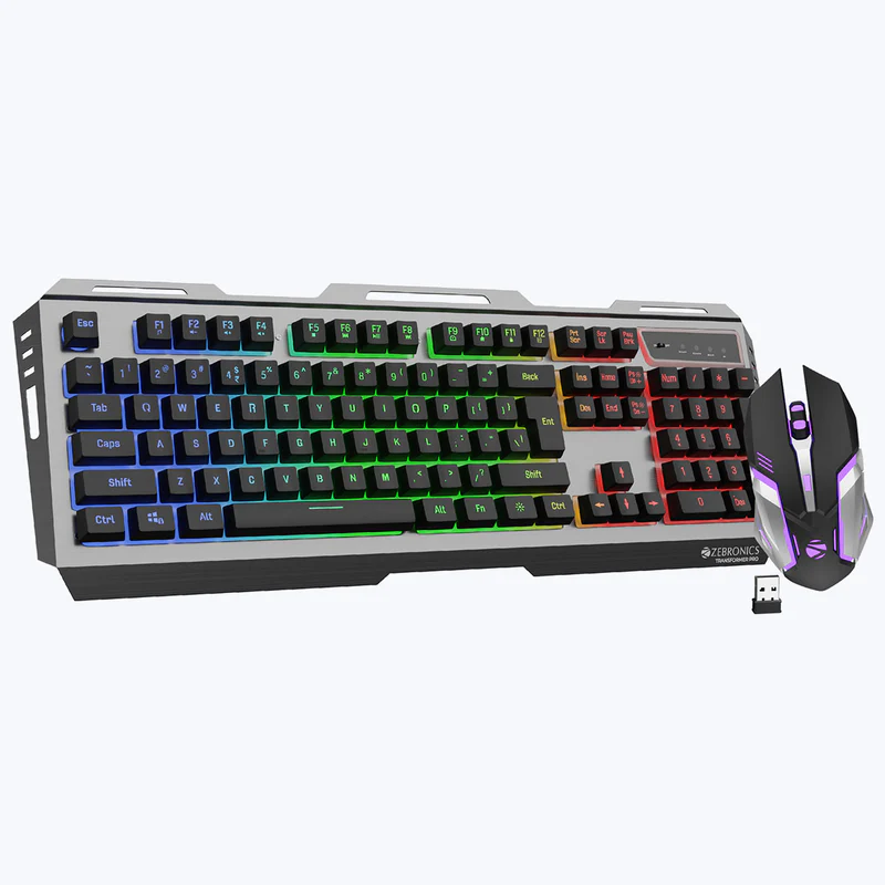 ZEBRONICS NWK-1 – Wireless Keyboard & Mouse Combo Black