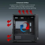 ZEBRONICS Zeb-Aegis mATX Gaming Cabinet Black ZEBRONICS Zeb-Aegis mATX Gaming Cabinet Black