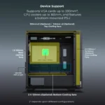 ZEBRONICS Zeb-Aegis mATX Gaming Cabinet Black ZEBRONICS Zeb-Aegis mATX Gaming Cabinet Black