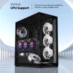 ZEBRONICS Zeb-Apex 10 Gaming Cabinet Black