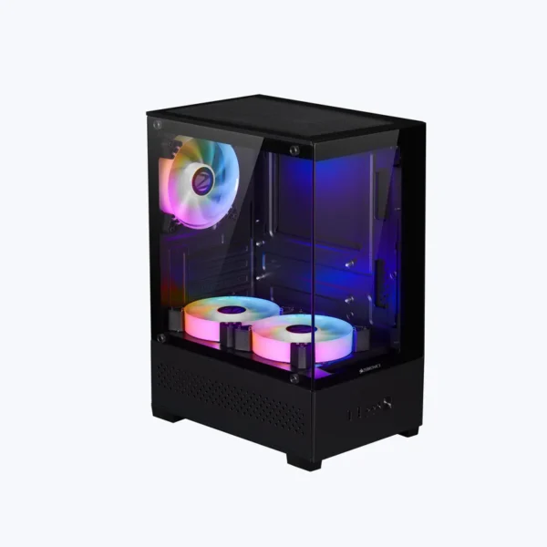 Zebronics Zeb-Argon 2 Gaming Cabinet – High-Performance PC Case Black