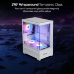 Zebronics Zeb-Argon 2 Gaming Cabinet – High-Performance PC Case White