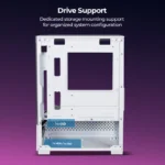 Zebronics Zeb-Argon 2 Gaming Cabinet – High-Performance PC Case White