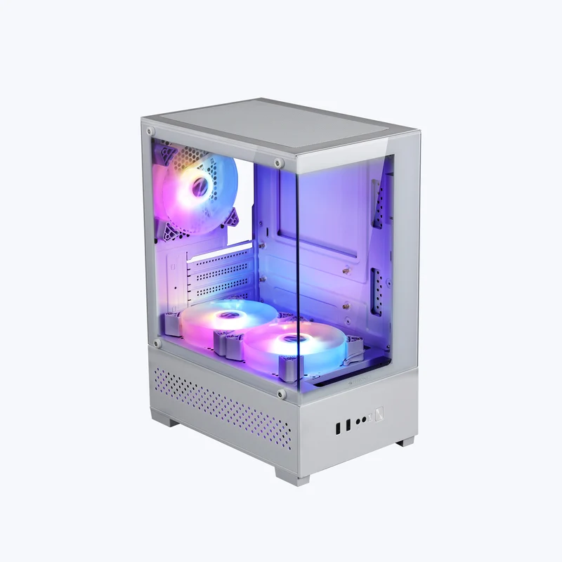 Zebronics Zeb-Argon 2 Gaming Cabinet – High-Performance PC Case White